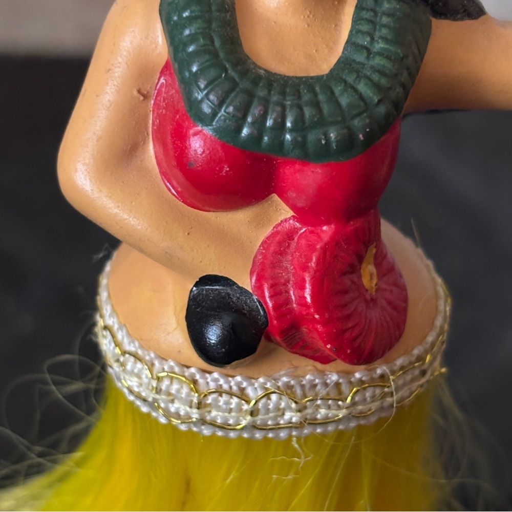 Rare Bobble Hula Girl Ceramic Figurine - Aston Hawaii Promotional Item 1990’s - Picture 5 of 13
